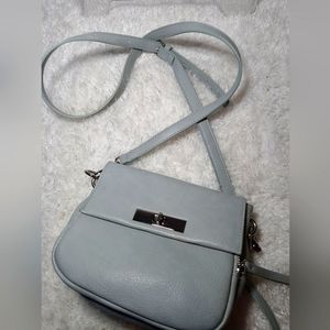 Women's Light Blue Faux Leather bag